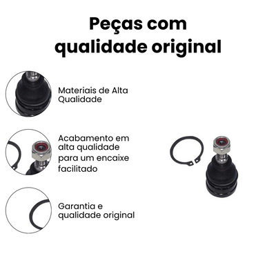 Pivô Suspensão Dianteiro Inferior Dir/Esq Pajero TR4 - Imagem 3