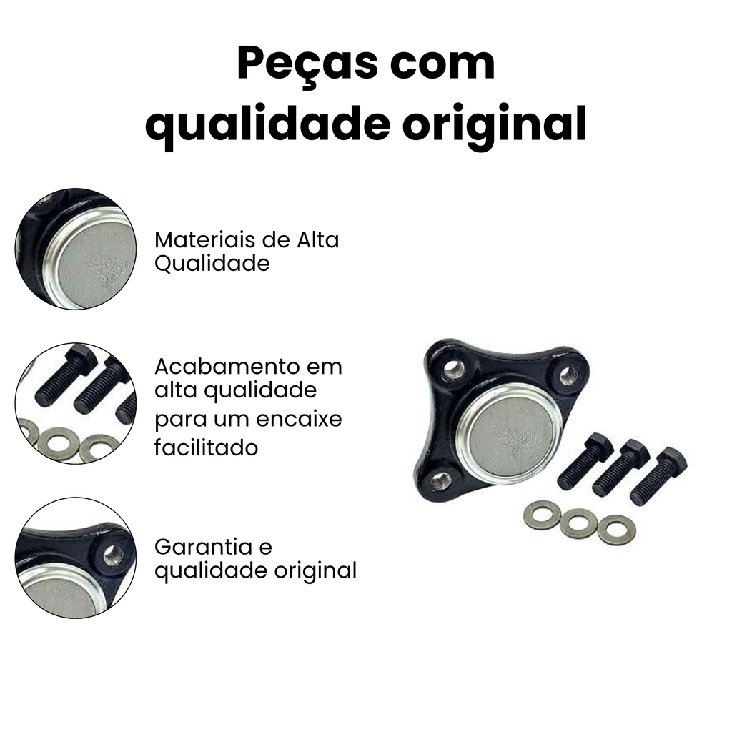 Pivô Suspensão Dianteiro D/E Superior Mitsubishi - Imagem 3