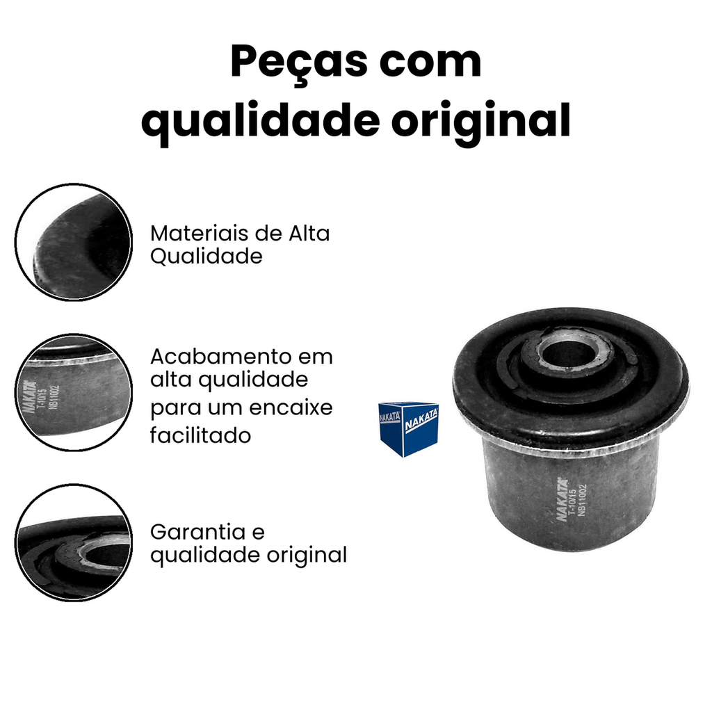 Bucha da Bandeja Dianteira Santana Royale - NAKATA - Imagem 3