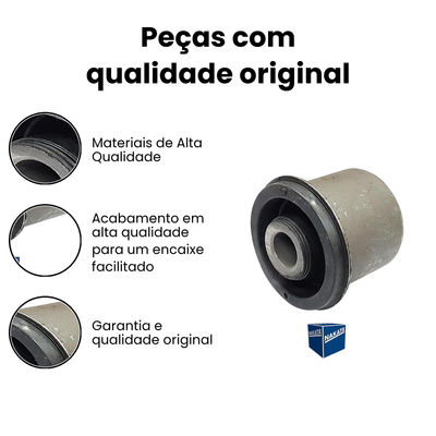 Bucha Bandeja Dianteira Focus (Dir/Esq) Nakata - Imagem 3