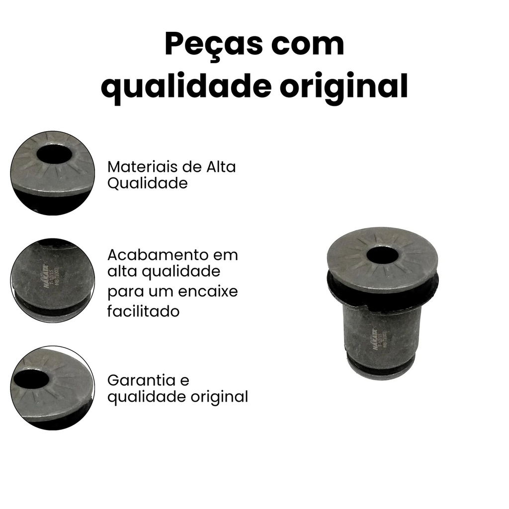 BUCHA BANDEJA DIANTEIRO DIREITO/ESQUERDO SUPERIOR CHEVROLET NB-13002 - Imagem 3