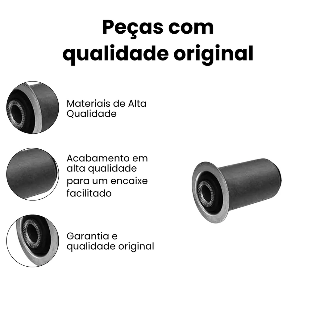 Par Bucha Jumelo Tras Dir Esq Chevrolet S10 1995-2011 Blazer 96- - Imagem 3