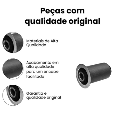 Par Bucha Jumelo Tras Dir Esq Chevrolet S10 1995-2011 Blazer 96- - Imagem 3