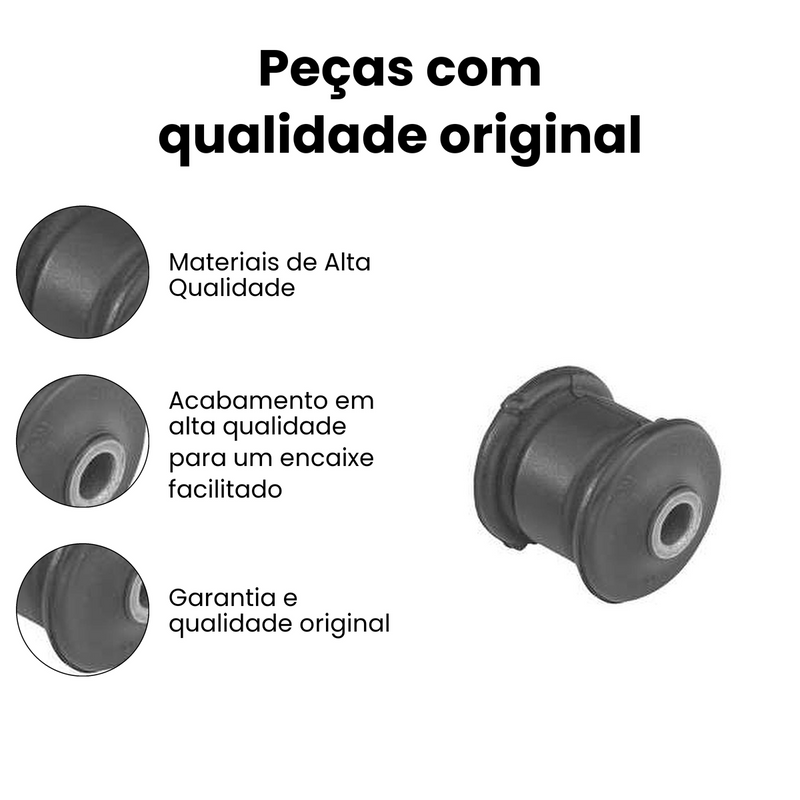Bucha Bandeja Dianteira Chevrolet Agile 2002-2016 Celta 1994 - Imagem 3