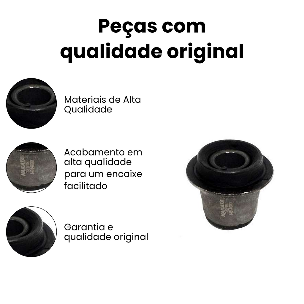 Bucha Bandeja Traseiro Dir Esq Fiat 147 Uno - Imagem 3