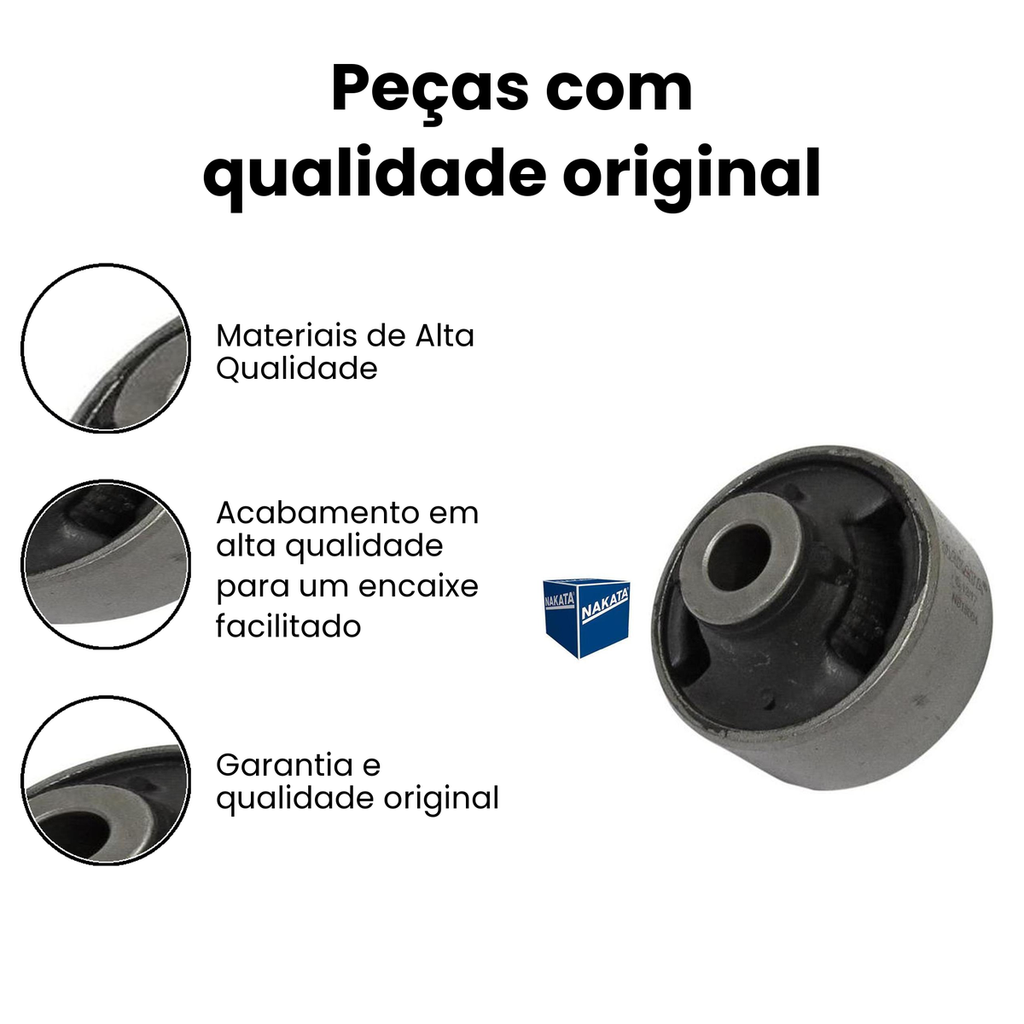 Bucha da Bandeja Dianteira Direito/Esquerdo Livina Sentra - Imagem 3