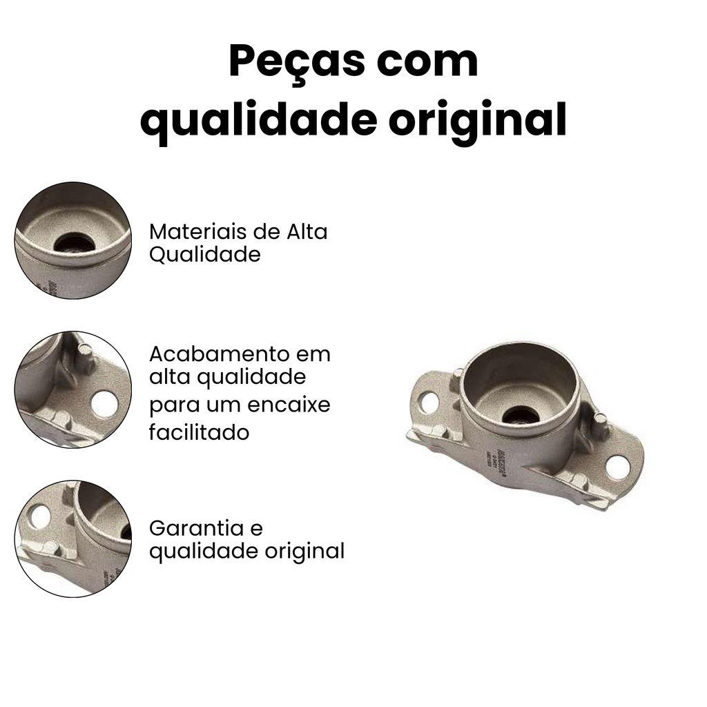 Coxim Amortecedor Traseiro Direito/Esquerdo AUDI - Imagem 3
