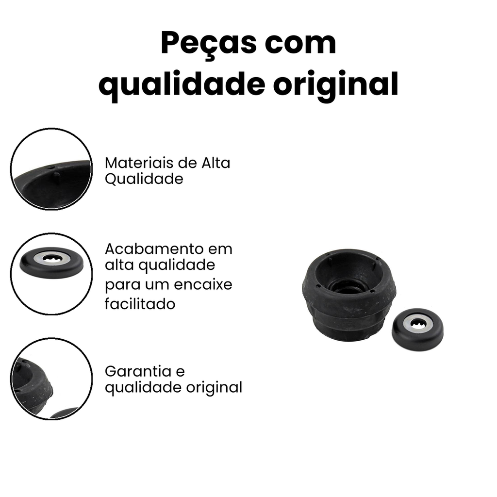 Coxim Amortecedor Dianteiro A3 GOLF (Dir/Esq) - Nakata - Imagem 3