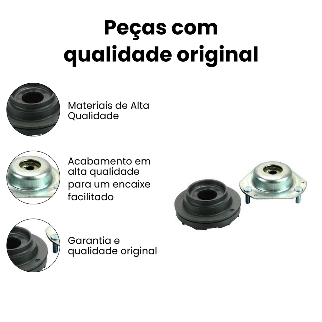 Coxim Amortecedor Dianteiro Direito/Esquerdo Ford Fiesta - Imagem 3