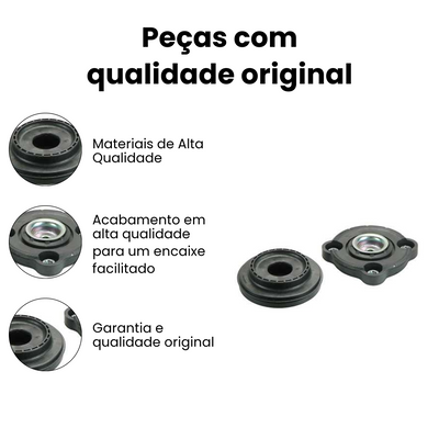 Coxim Amortecedor Dianteiro D/E c/ Rolamento Palio Cronos - Imagem 3