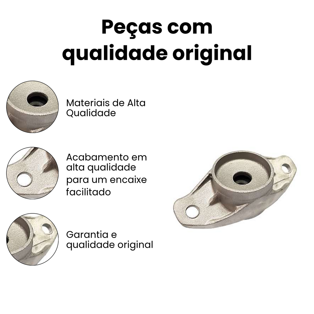 Coxim Amortecedor Traseiro Direito/Esquerdo Fiat Linea - Imagem 3