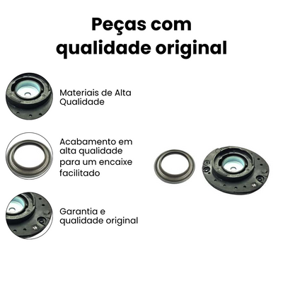 Coxim Amortecedor Dianteiro Esquerdo Com Rolamento 207 - Imagem 3