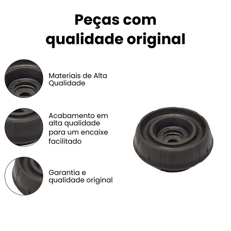 Coxim Amortecedor Diant Dir Esq Renault Duster Logan Oroch S - Imagem 3