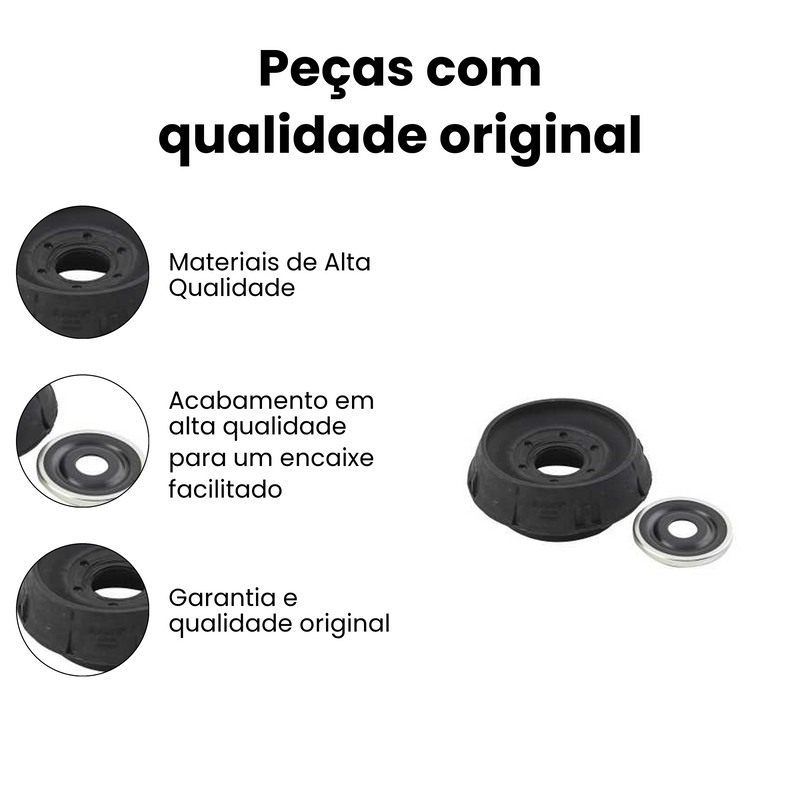 Coxim Amortecedor Diant Dir Esq Renault Clio Kangoo Symbol T - Imagem 3