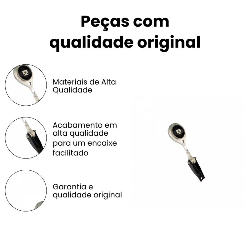 Coxim Motor Tras Central Volkswagen Gol Saveiro Voyage Fox 2 - Imagem 3