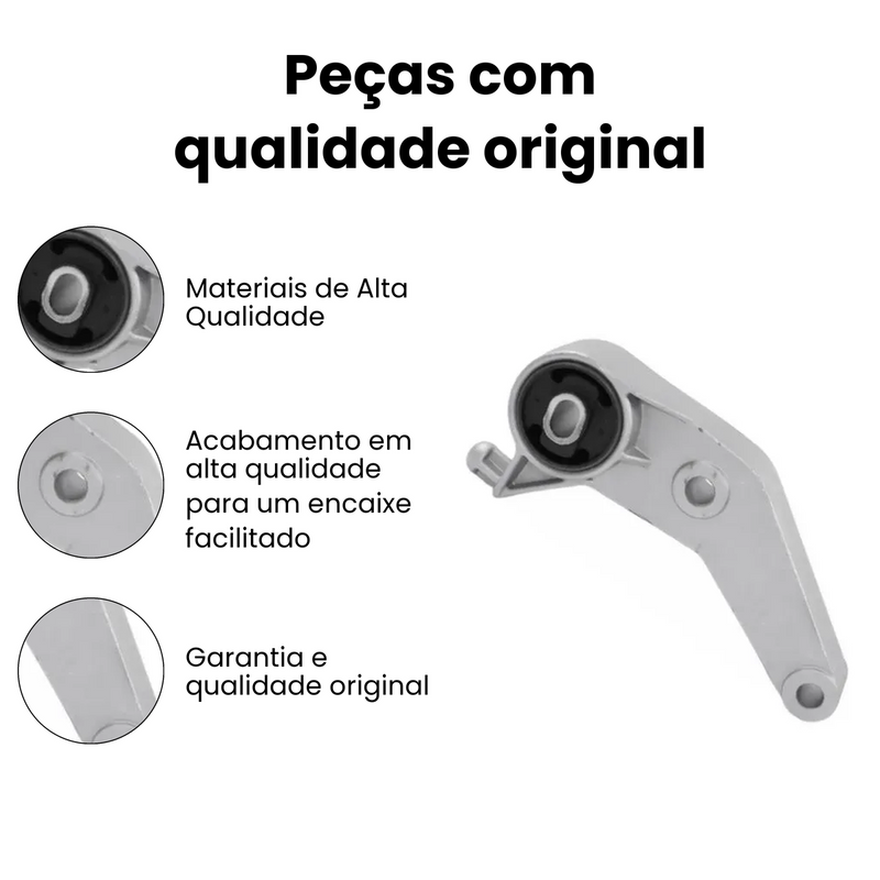 Coxim Motor Tras Inferior Chevrolet Corsa 1994-2016 Meriva 2 - Imagem 3