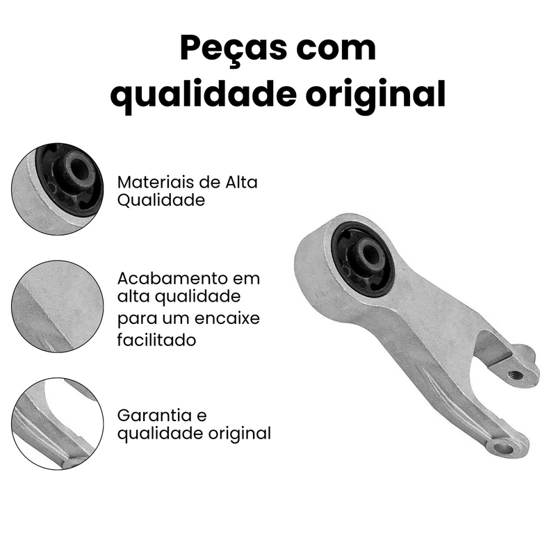 Coxim Motor Tras Inferior Chevrolet Corsa 2002-2014 Meriva M - Imagem 3