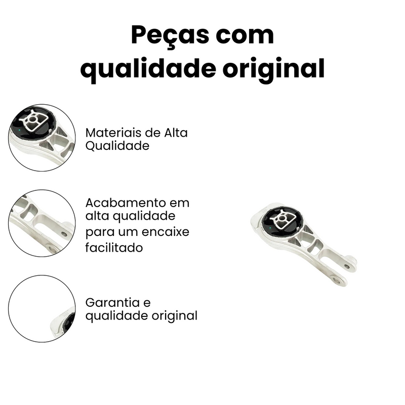 Coxim Motor Inferior Chevrolet Cobalt 2012-2020 Onix Prisma - Imagem 3