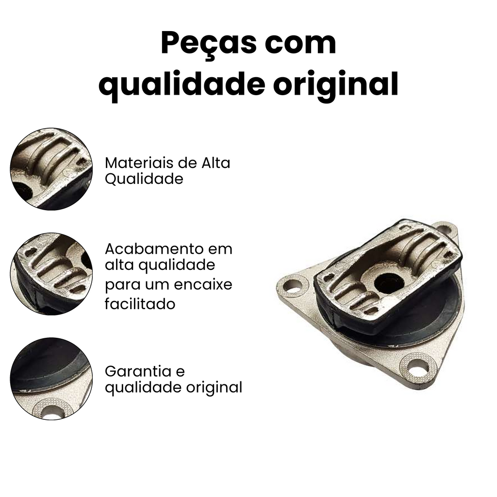 Coxim Motor Dianteiro Esquerdo Fiat Idea Siena - Imagem 3