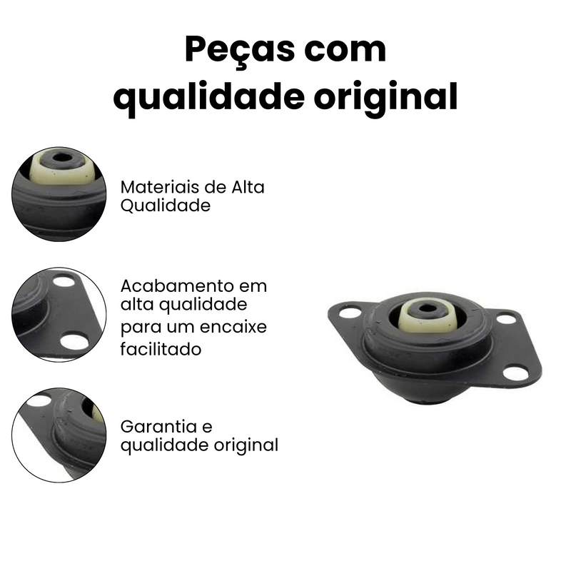 Coxim Motor Dir Esq Chevrolet Cobalt Onix Spin 1.0 1.4 1.6 1 - Imagem 3