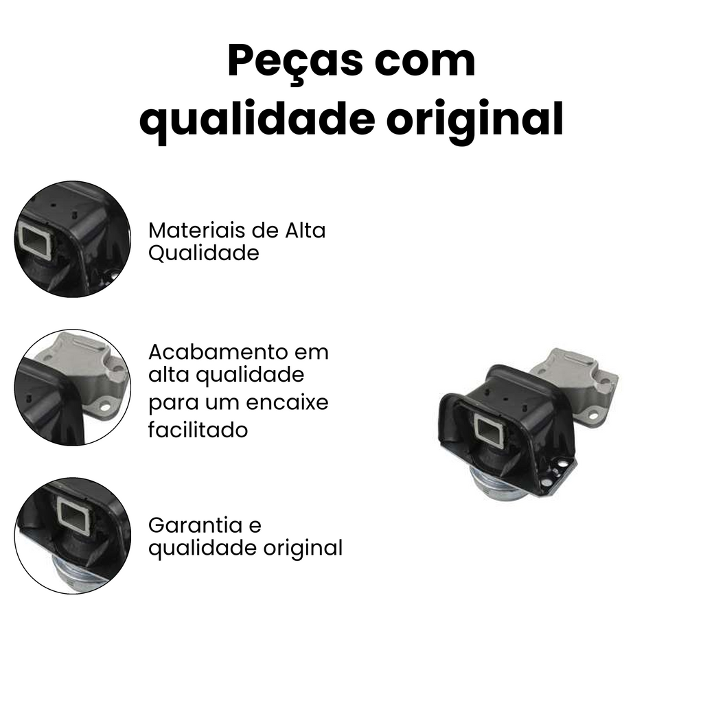 Coxim Motor Dianteiro Direito Peugeot 307 - Imagem 3