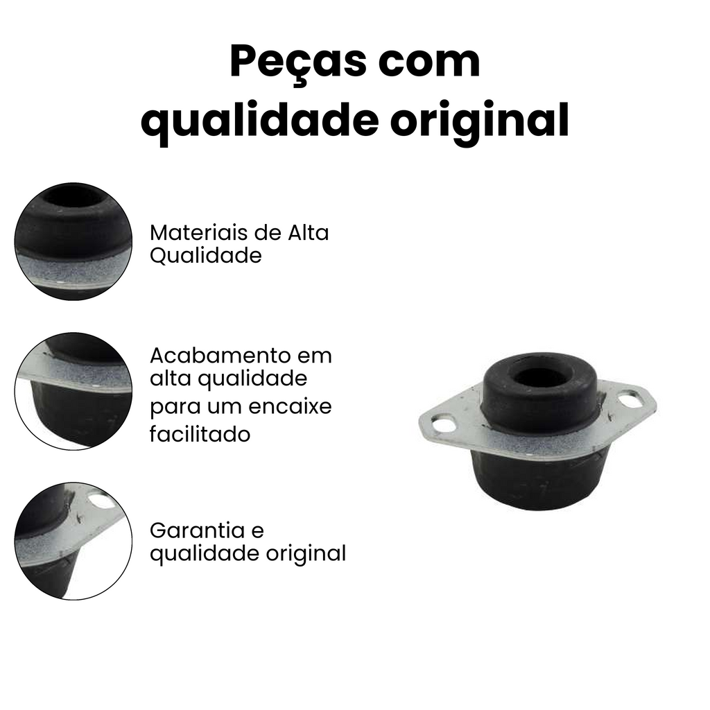 Coxim Motor Dianteiro Esquerdo Peugeot Citroen 106 - Imagem 3