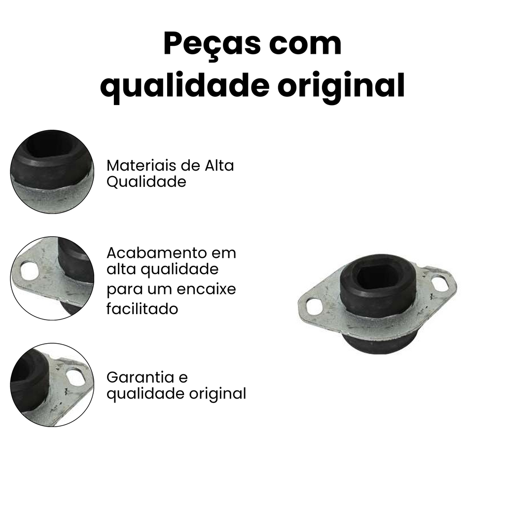 Coxim Motor Dianteiro Esquerdo Peugeot 207 - Imagem 3