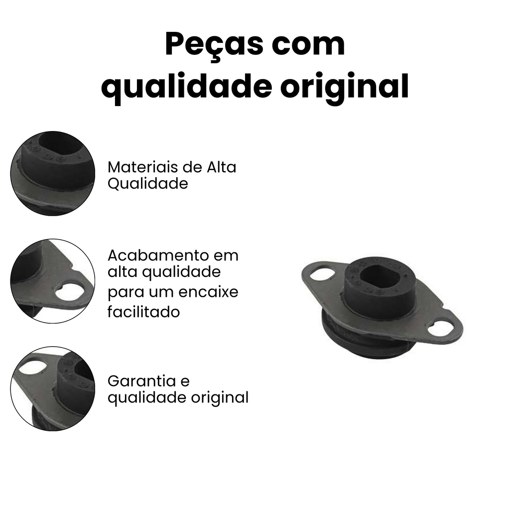 Coxim Motor Dianteiro Esquerdo Renault Clio NB36012 - Imagem 3