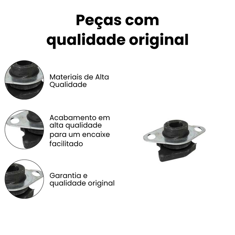 Coxim Motor Renault Clio 2p 4p Sedan 1.6 16v Flex Gas 00-09 - Imagem 3
