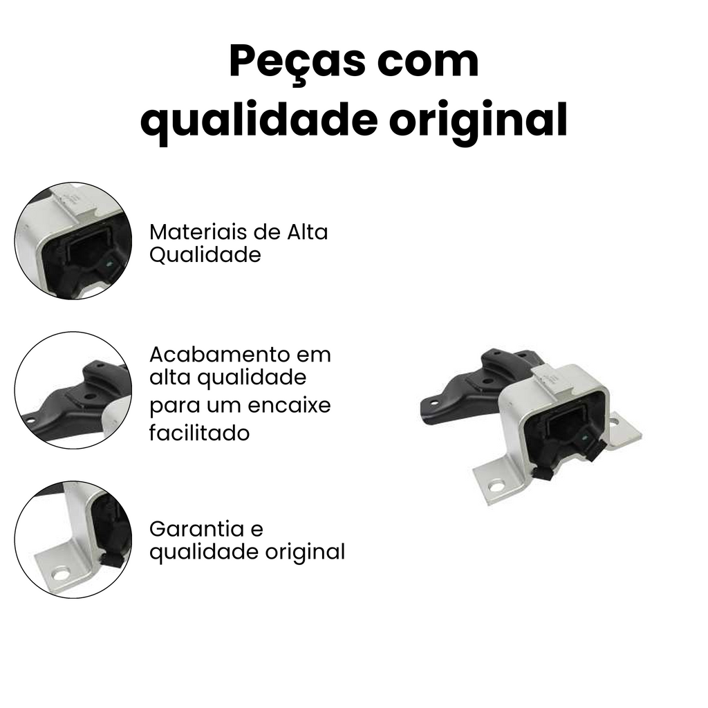 Coxim Motor Dianteiro Direito para Renault Logan - Imagem 3