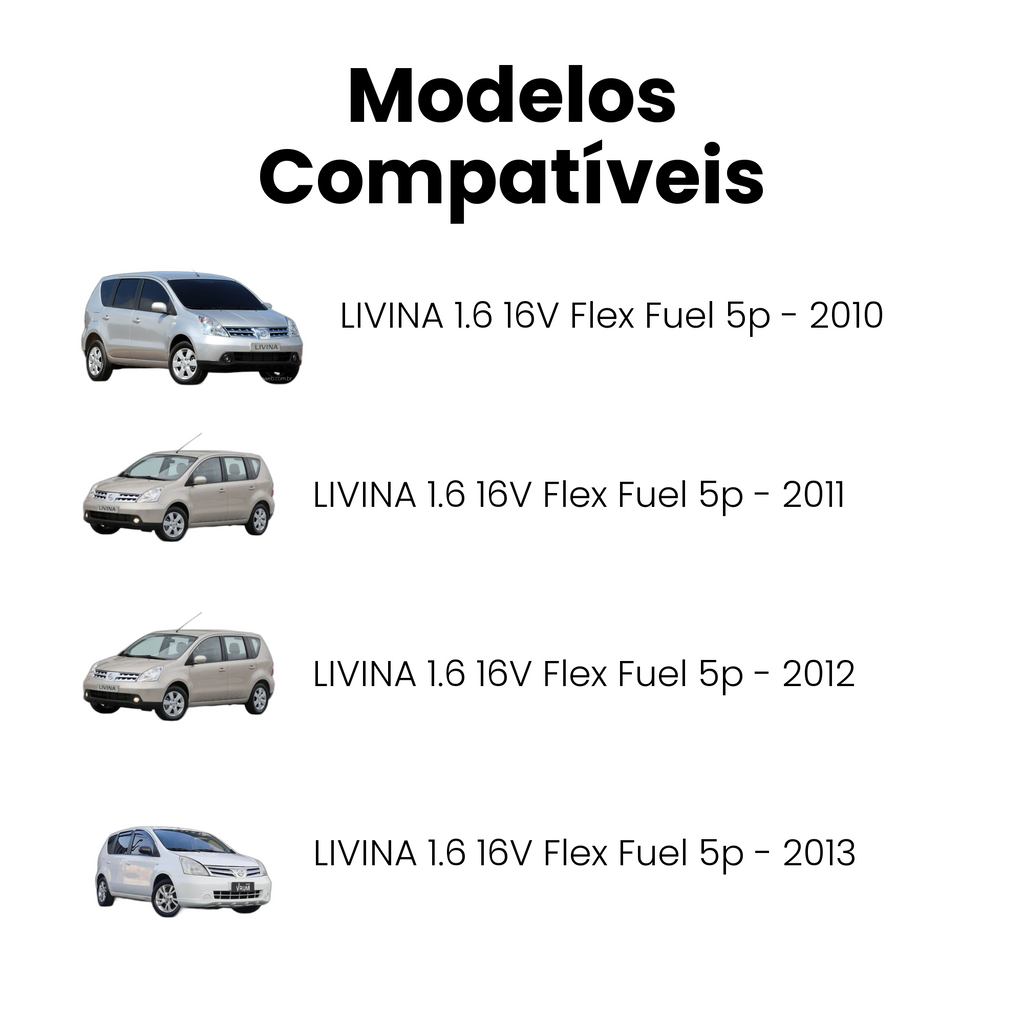 Coxim Motor Traseiro Central Nissan Livina Tiida - Imagem 4
