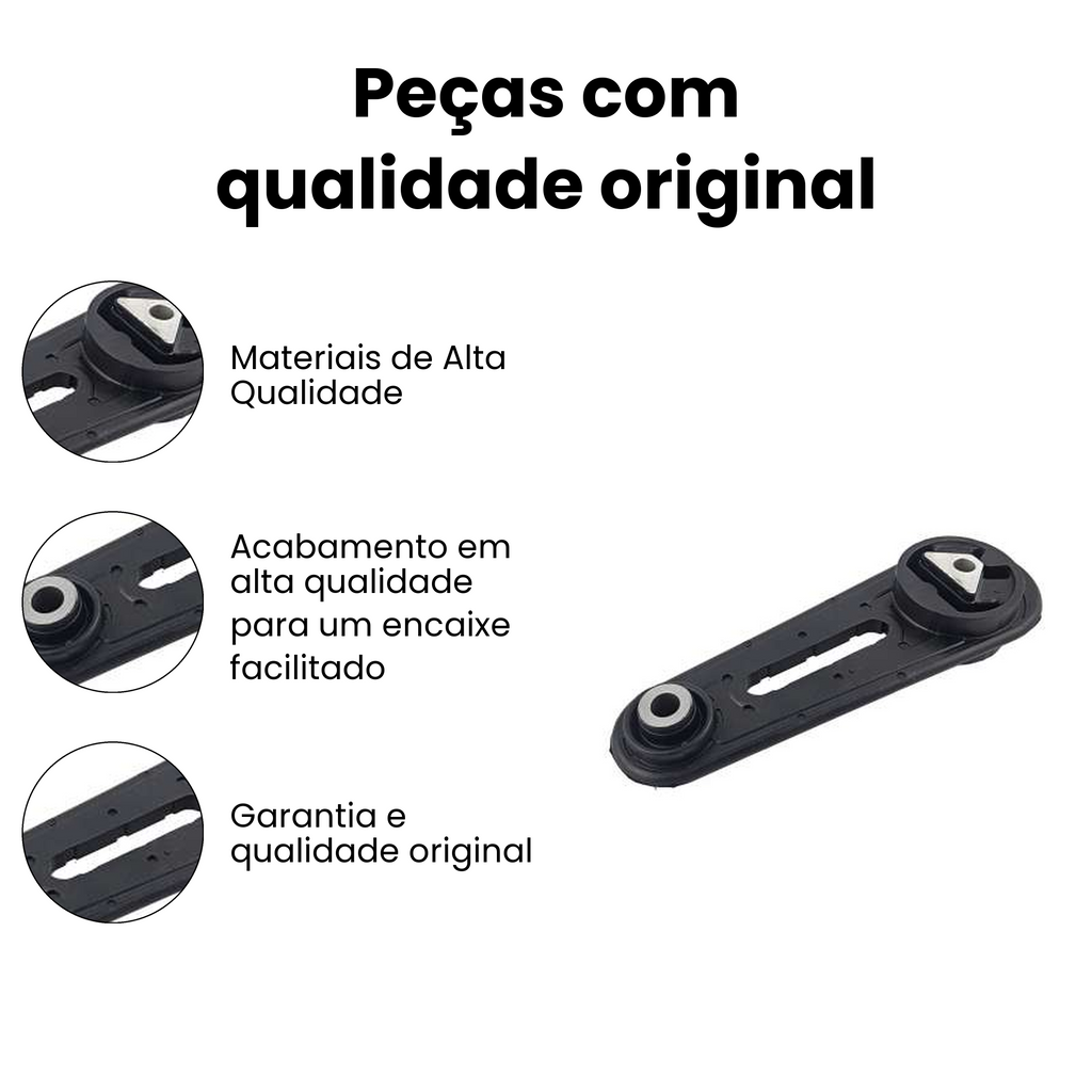 Coxim Motor Traseiro Central Nissan Livina Tiida - Imagem 3