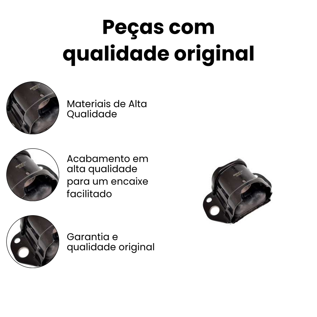 Coxim Motor Dianteiro Direito Renault Kangoo - Imagem 3