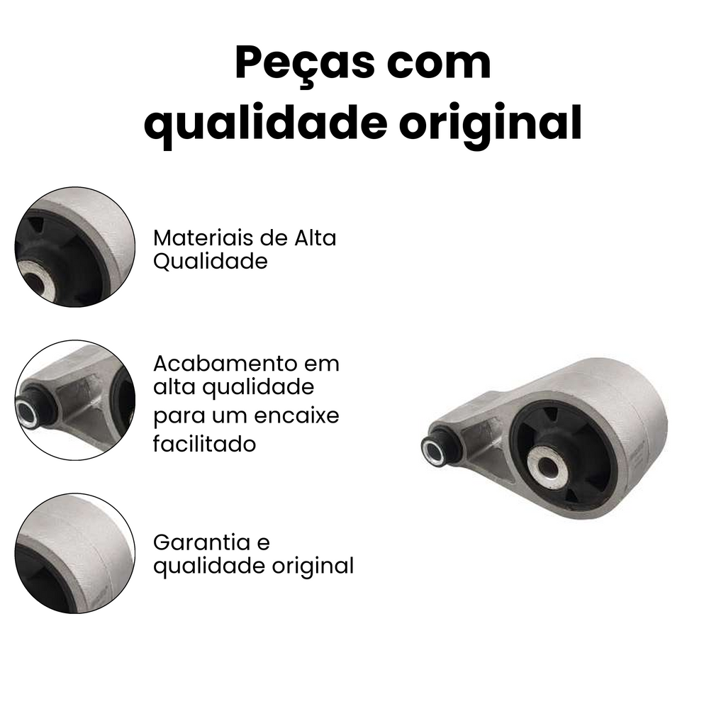 Coxim Motor Traseiro Central Renault Master NB36048 - Imagem 3