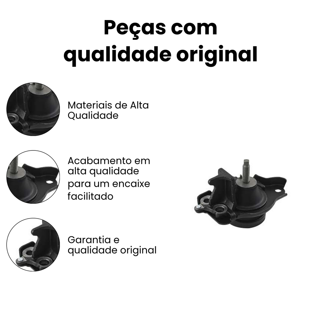 Coxim Motor Dianteiro Direito Honda Fit (2003-2008) - Imagem 3