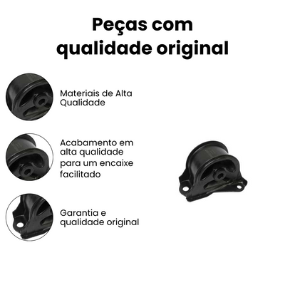 Coxim Motor Traseiro Central Honda Civic 95/01 - Imagem 3