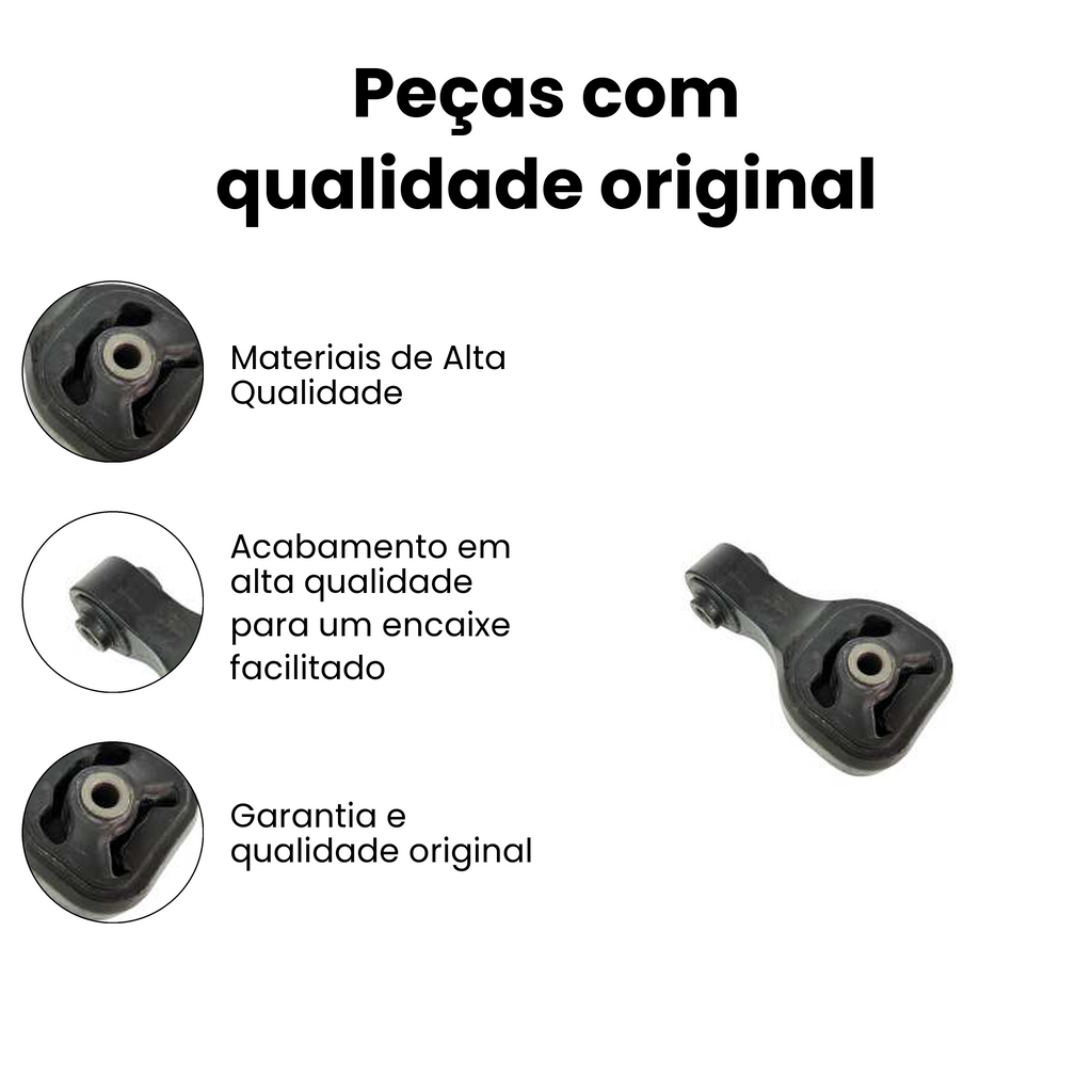 Coxim Motor Traseiro Honda City Fit 09-13 - Imagem 3