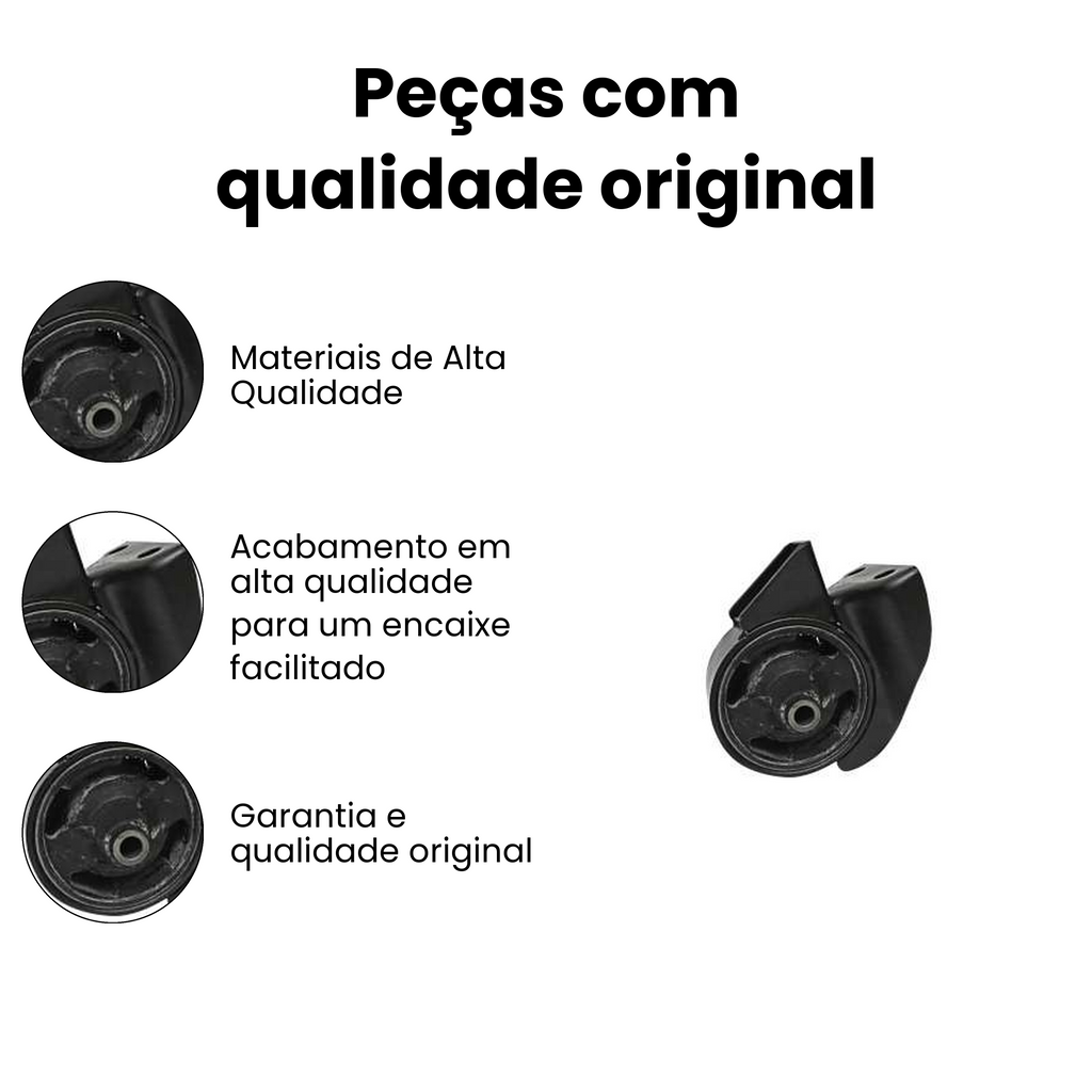 Coxim Motor Traseiro Central Hyundai Tucson Kia - Imagem 3