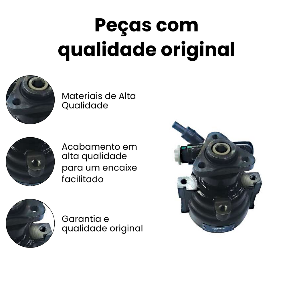 Bomba Direção Hidráulica Volkswagen Gol NBH0020 - Imagem 3