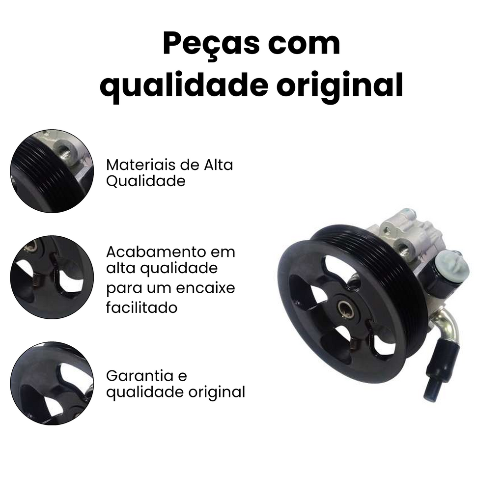 Bomba Direção Hidráulica Hilux 2.8 1GDFTV Toyota - Imagem 3