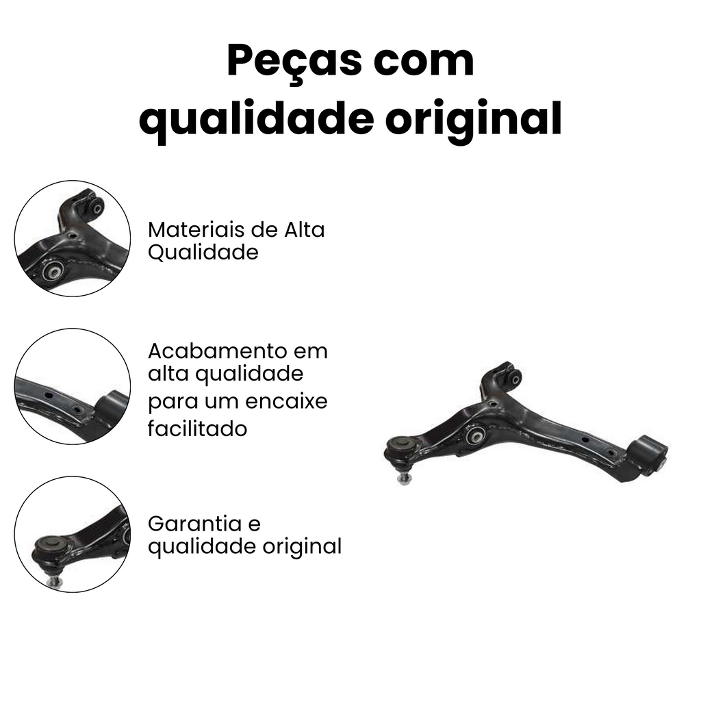 Bandeja Suspensão Dianteira Esquerda Inferior Amarok - Imagem 3