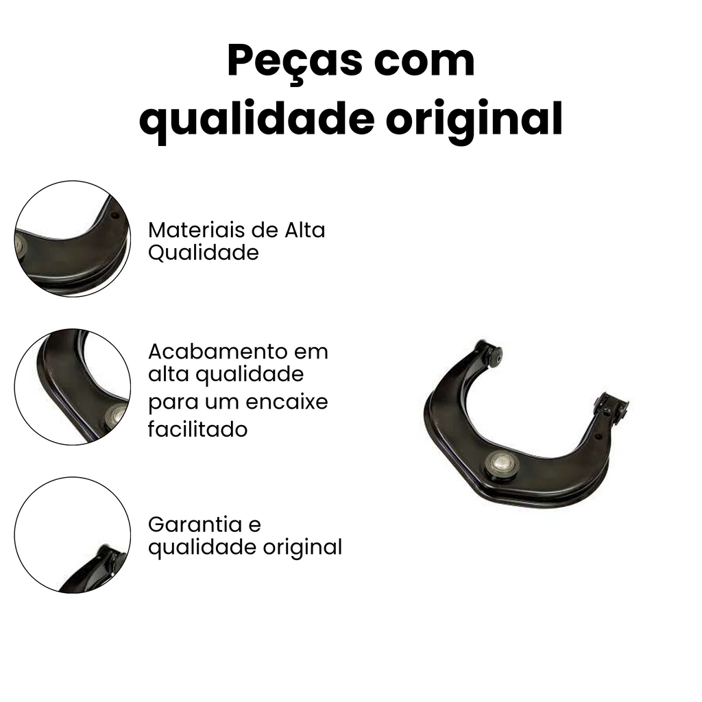 Bandeja Suspensão Dianteira Esquerda Superior VW Amarok - Imagem 3