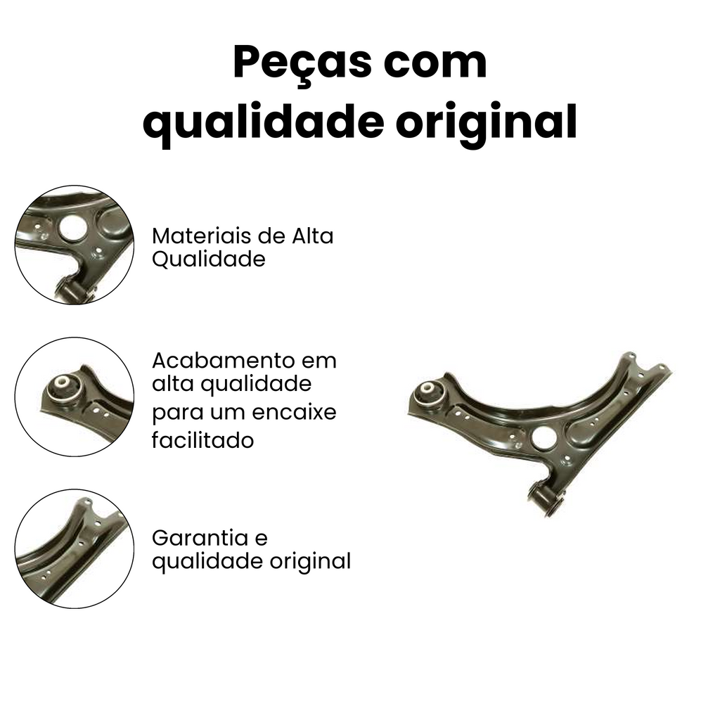 Bandeja de Suspensão Dianteira Direita Inferior VW Virtus - Imagem 3