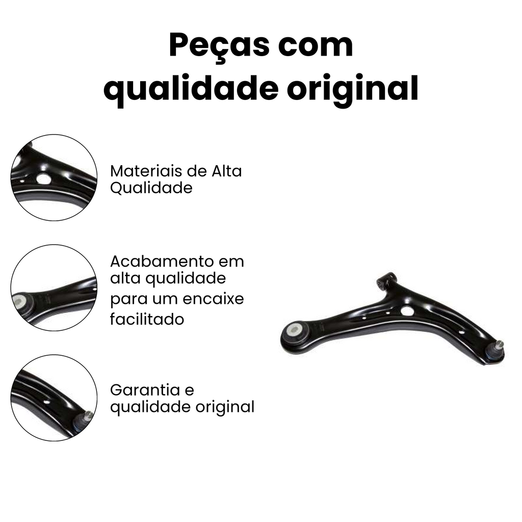 Bandeja Suspensão Dianteira Direita Inferior Ford Fiesta - Imagem 3