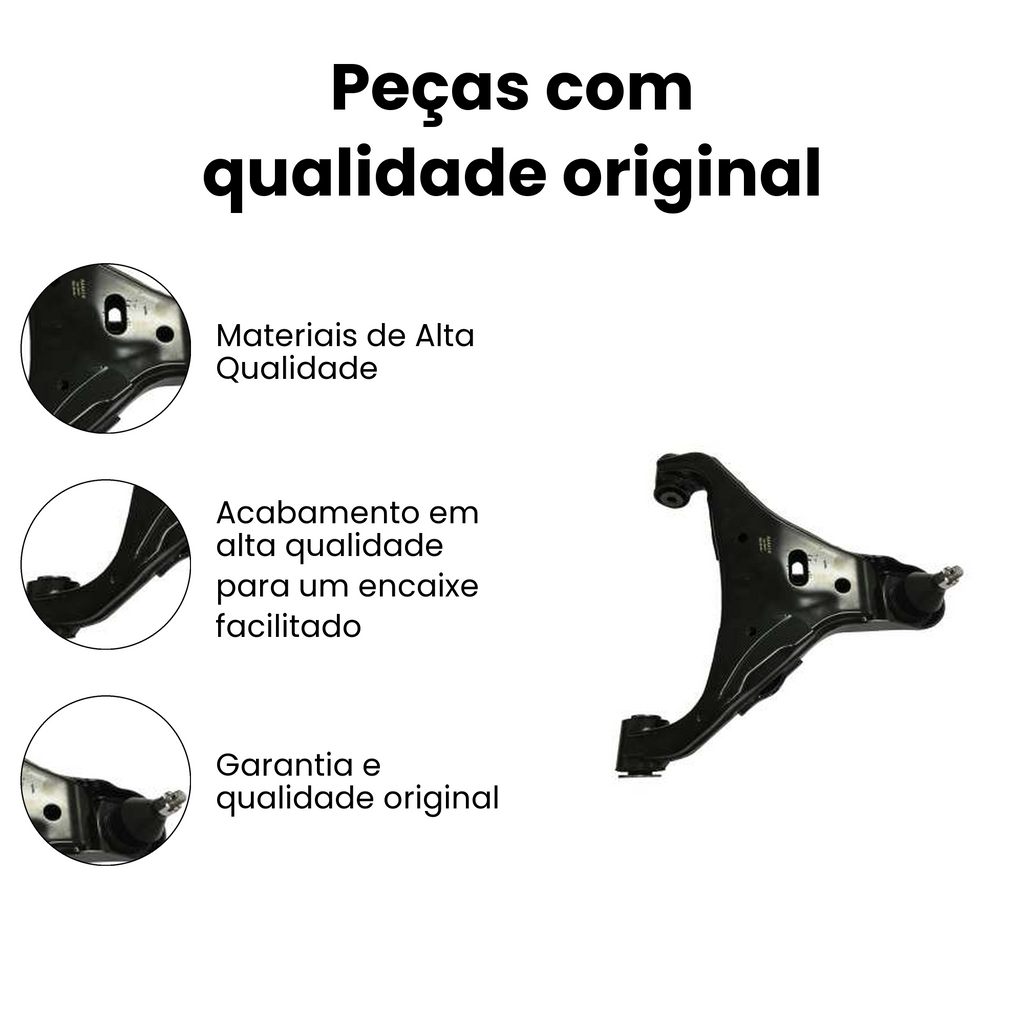 Bandeja Suspensão Dianteiro Esquerdo Inferior Ranger - Imagem 3