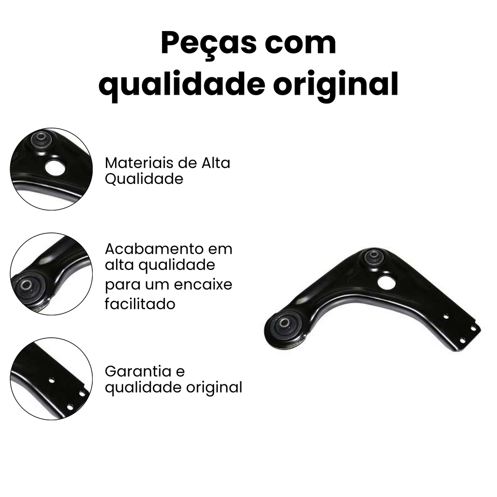 Bandeja de Suspensão Dianteira Direita Inferior Ford KA - Imagem 3