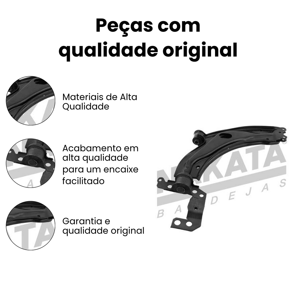 Bandeja Suspensão Dianteira Direita Inferior Palio Strada - Imagem 3