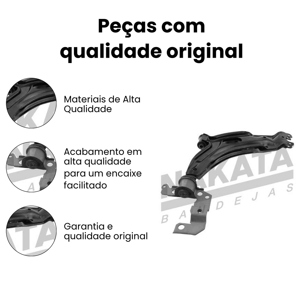 Bandeja Suspensão Dianteiro Direito Inferior Siena Strada - Imagem 3