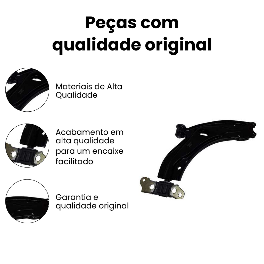 Bandeja Suspensão Dianteira Direita Inferior Palio - Imagem 3