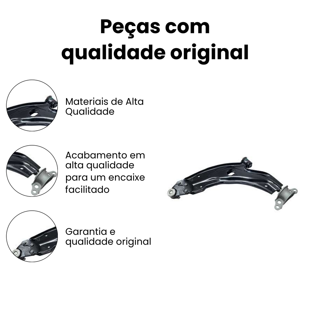 Bandeja Suspensão Dianteira Direita Inferior Fiat Cronos - Imagem 3